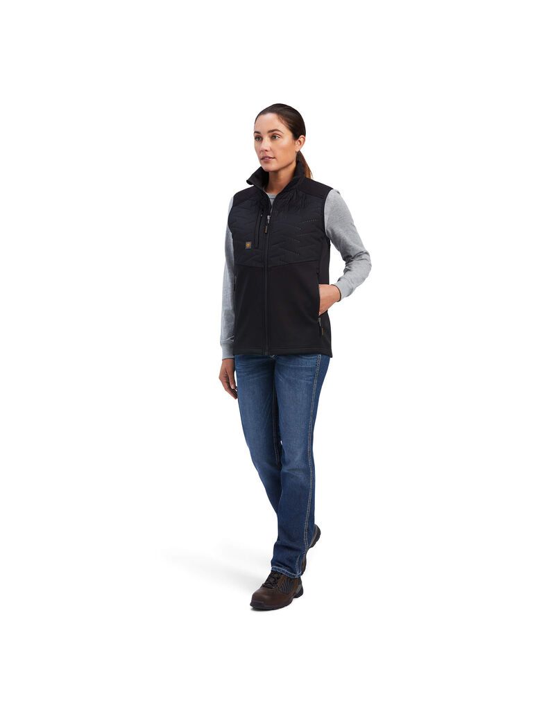 Vêtements De Travail Ariat Rebar Cloud 9 Vest Noir Femme | ZPQ-18486336