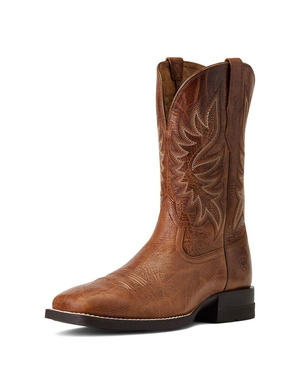 Bottes Western Ariat Brander Marron Foncé Homme | QAR-38652332