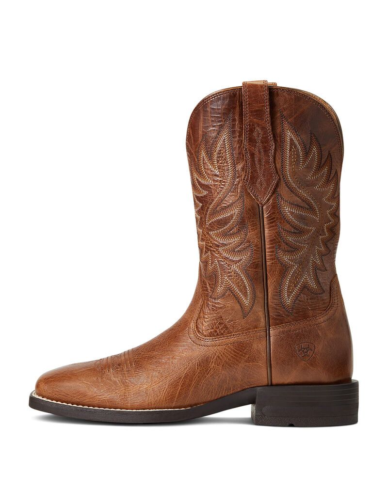 Bottes Western Ariat Brander Marron Foncé Homme | QAR-38652332