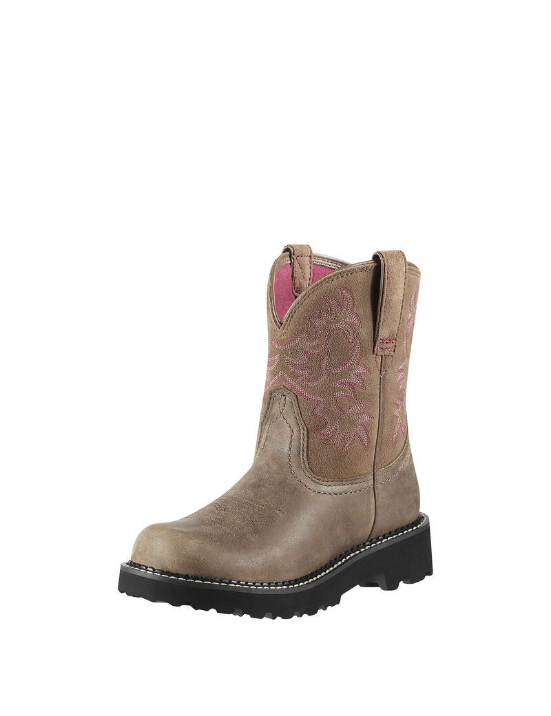 Bottes Western Ariat Fatbaby Marron Femme | SJF-67627150