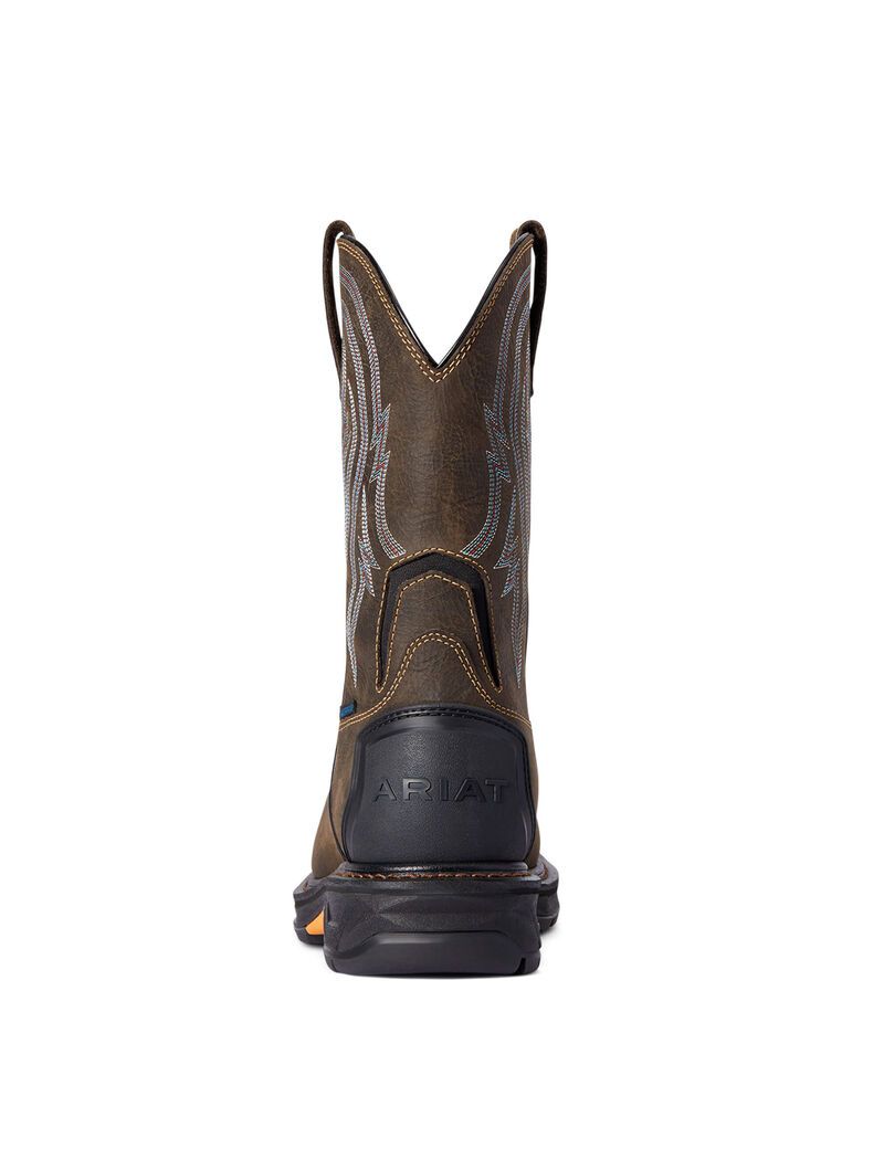 Bottes Imperméables Ariat WorkHog XT Tumbleweed Carbon Embout Travail Cafe Homme | MFX-55858257