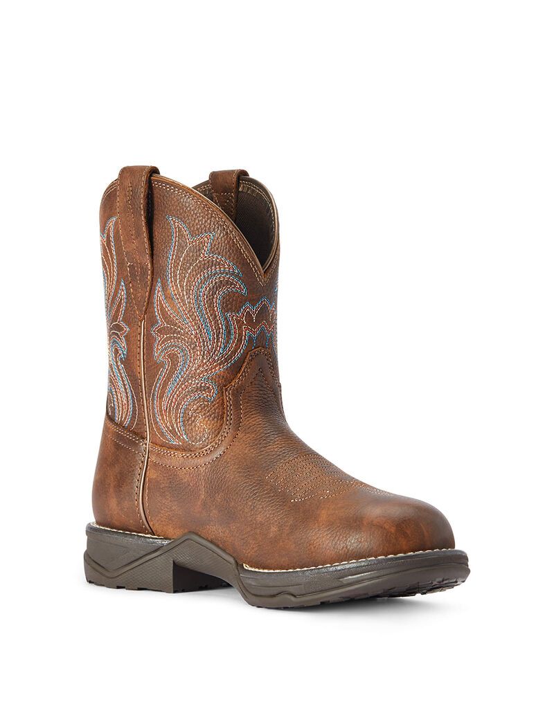 Bottes Western Ariat Anthem Round Embout Shortie Cuivre Femme | RQO-39319143