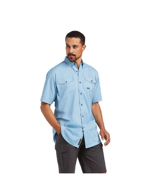 Vêtements De Travail Ariat Rebar Made Tough VentTEK DuraStretch Travail Shirts Multicolore Homme | VOL-98813656