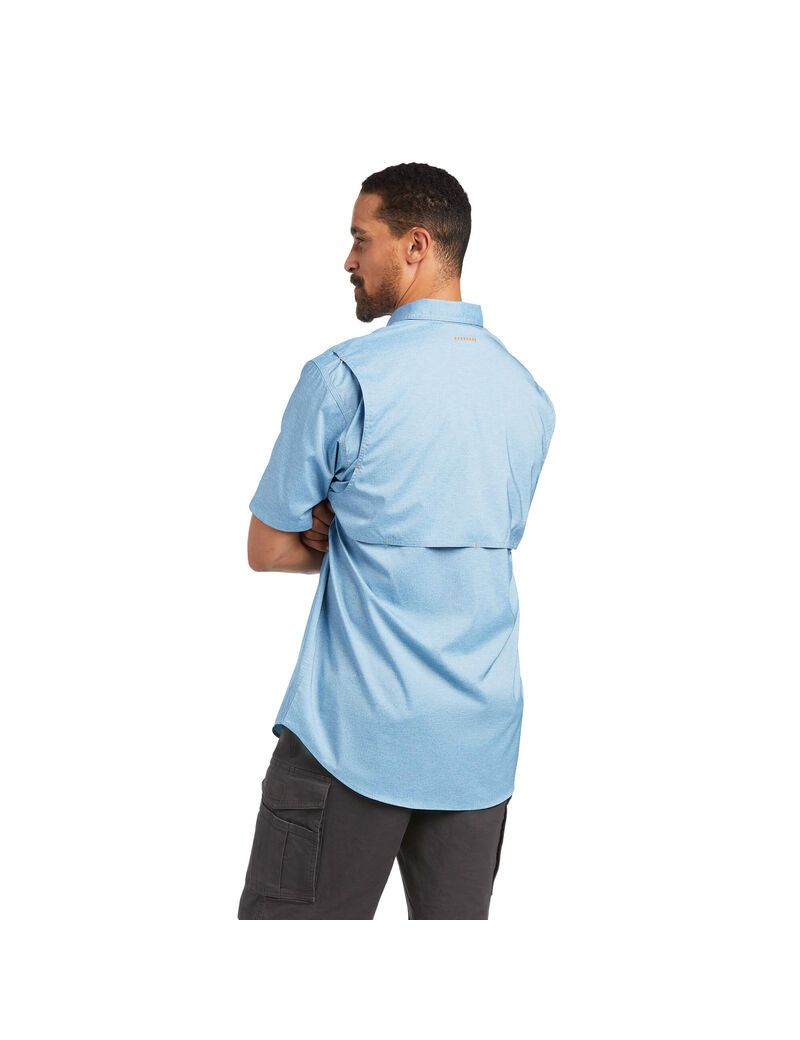 Vêtements De Travail Ariat Rebar Made Tough VentTEK DuraStretch Travail Shirts Multicolore Homme | VOL-98813656