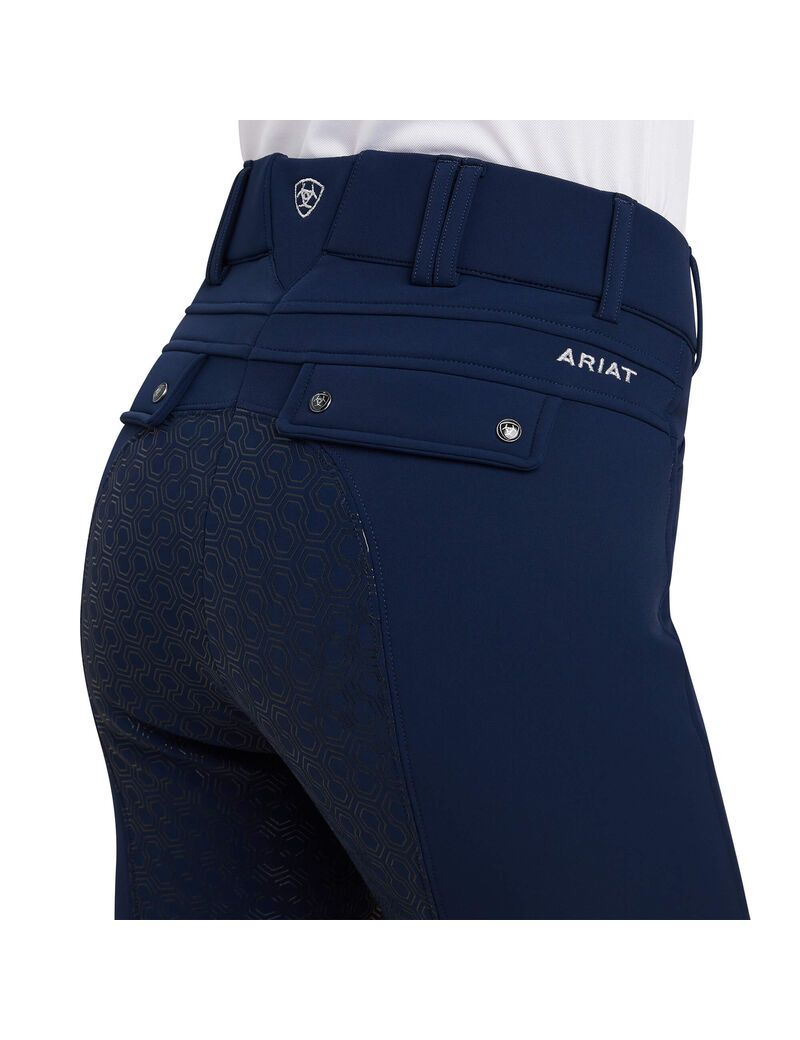 Pantalon Ariat Tri Factor Frost Insulated Full Seat Breech Bleu Marine Femme | XSS-70059311