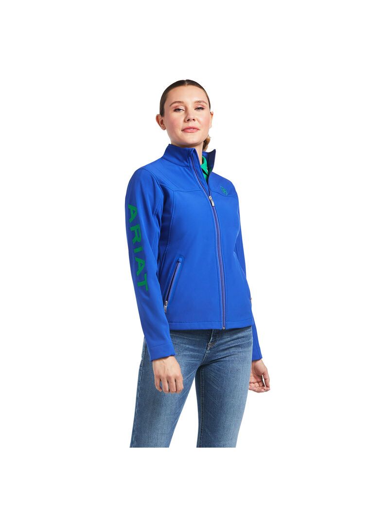 Vestes Ariat New Team Softshell Bleu Femme | LKO-06362612