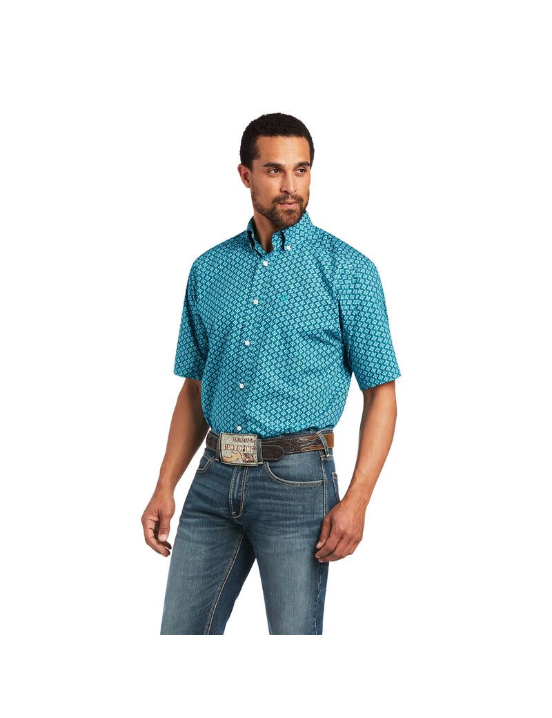 Chemises De Costume Ariat Izan Classiche Fit Multicolore Homme | QIT-87317032