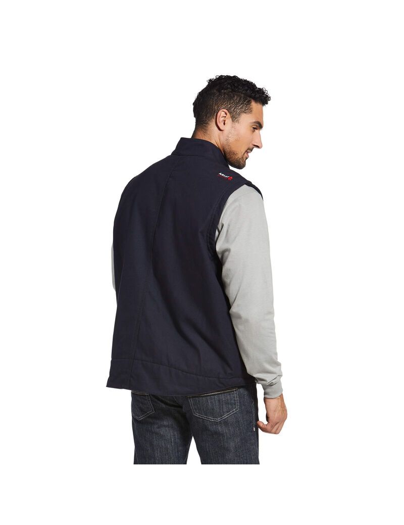 Gilet Ariat FR Workhorse Insulated Bleu Marine Homme | ZHI-78395815