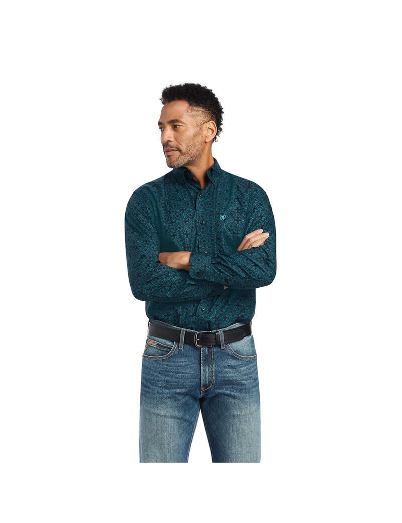 Chemises De Costume Ariat Kyler Fitted Multicolore Homme | ETL-46355119