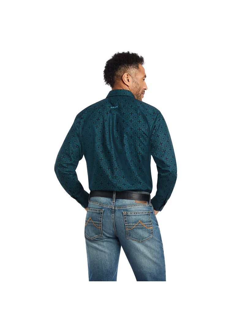 Chemises De Costume Ariat Kyler Fitted Multicolore Homme | ETL-46355119