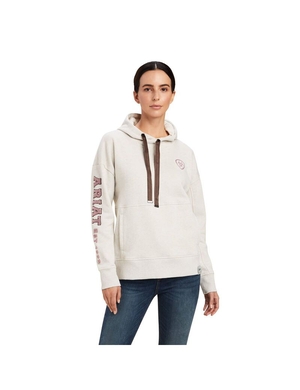 Sweat à Capuche Ariat Rabere Beige Femme | VZI-40650700