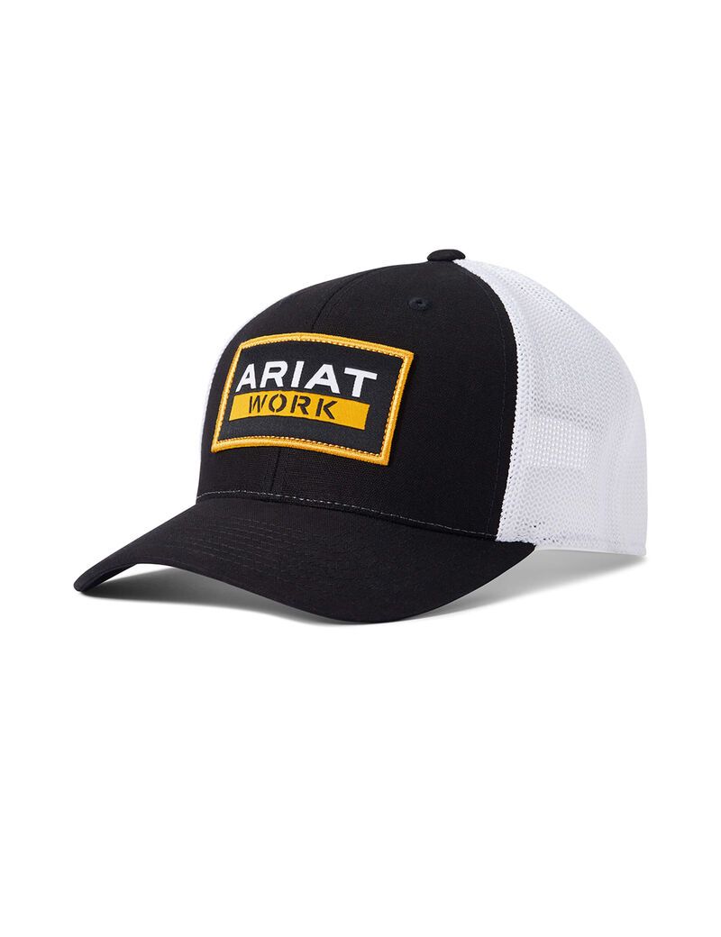 Casquettes Ariat Travail Noir Homme | XKT-88942909