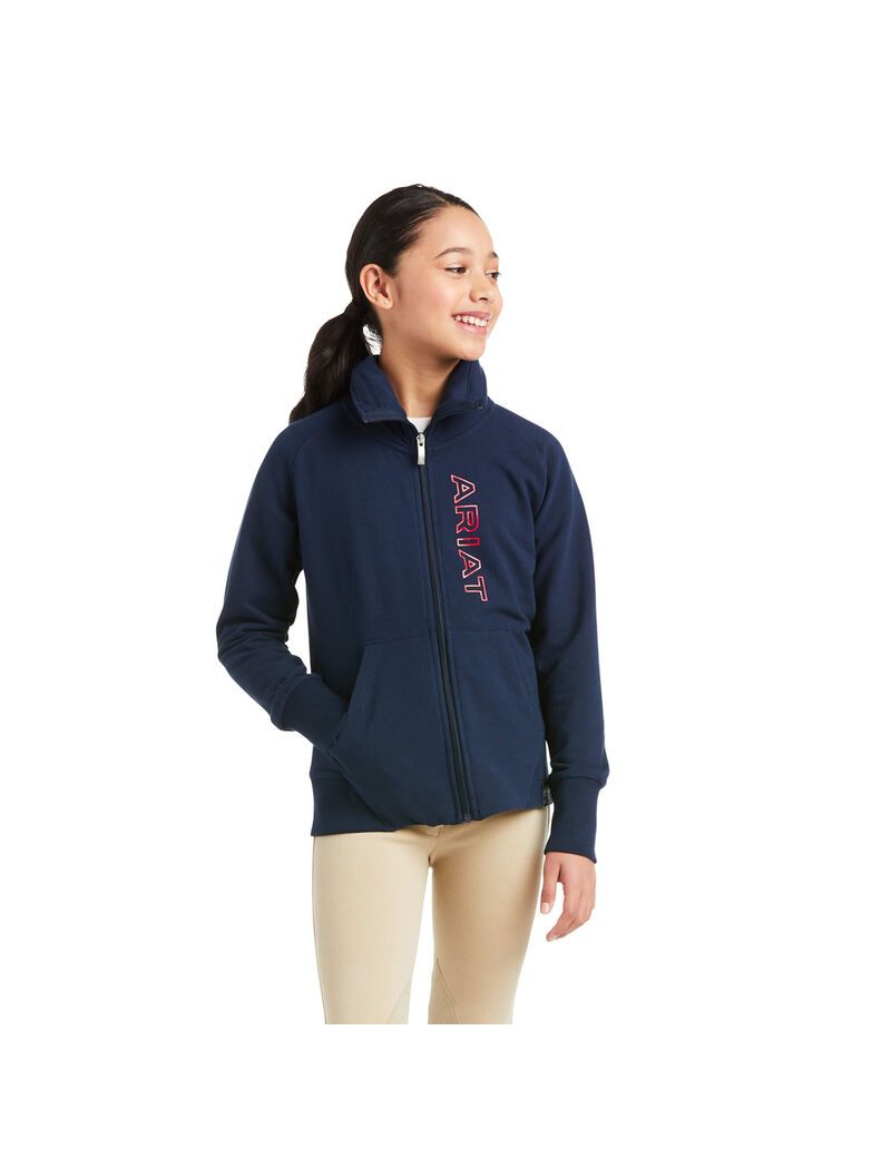 Sweats Ariat Team Logo Full Zip Multicolore Enfant | LBC-53857785