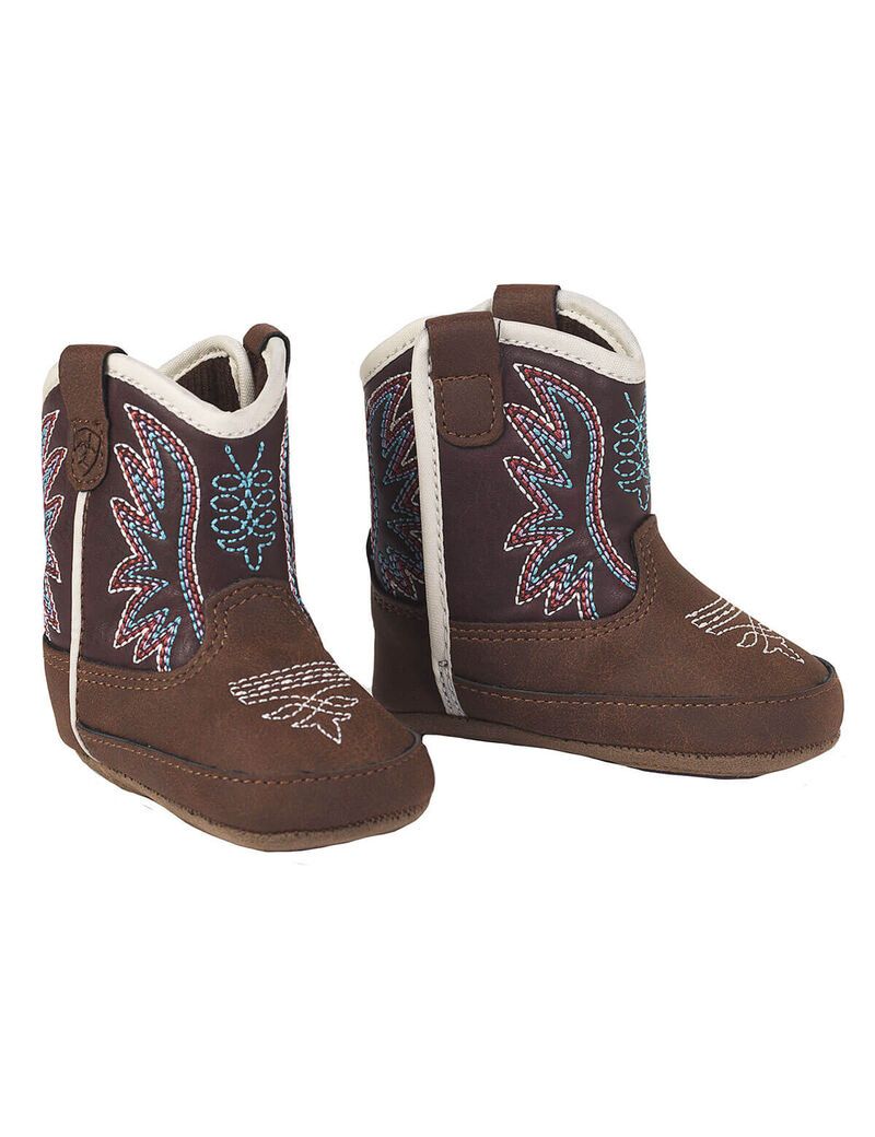 Bottes Western Ariat Stompers Briar Marron Enfant | SSR-25574082