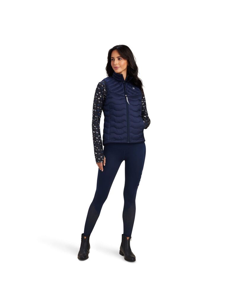 Gilet Ariat Ideal Down Bleu Marine Femme | NTV-51271732