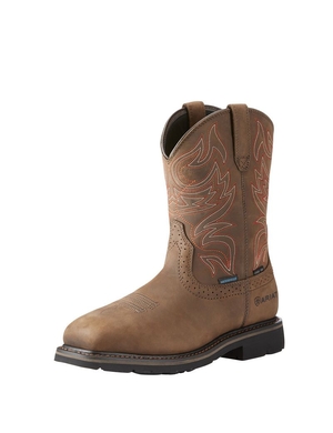 Bottes Imperméables Ariat Sierra Delta Steel Embout Travail Marron Homme | HWV-91813413