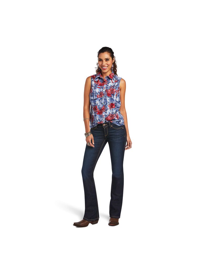 Hauts Ariat REAL Billie Jean Multicolore Femme | SHK-49355977