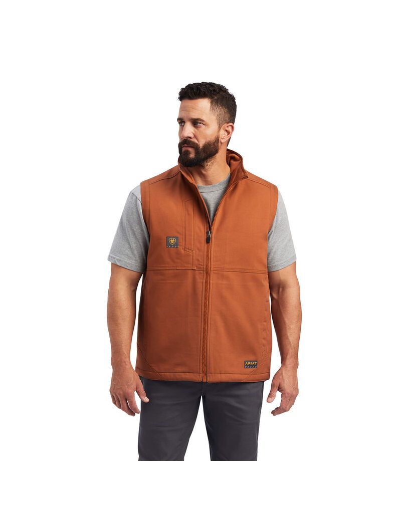 Gilet Ariat Rebar DuraCanvas Cuivre Homme | BXH-57428900