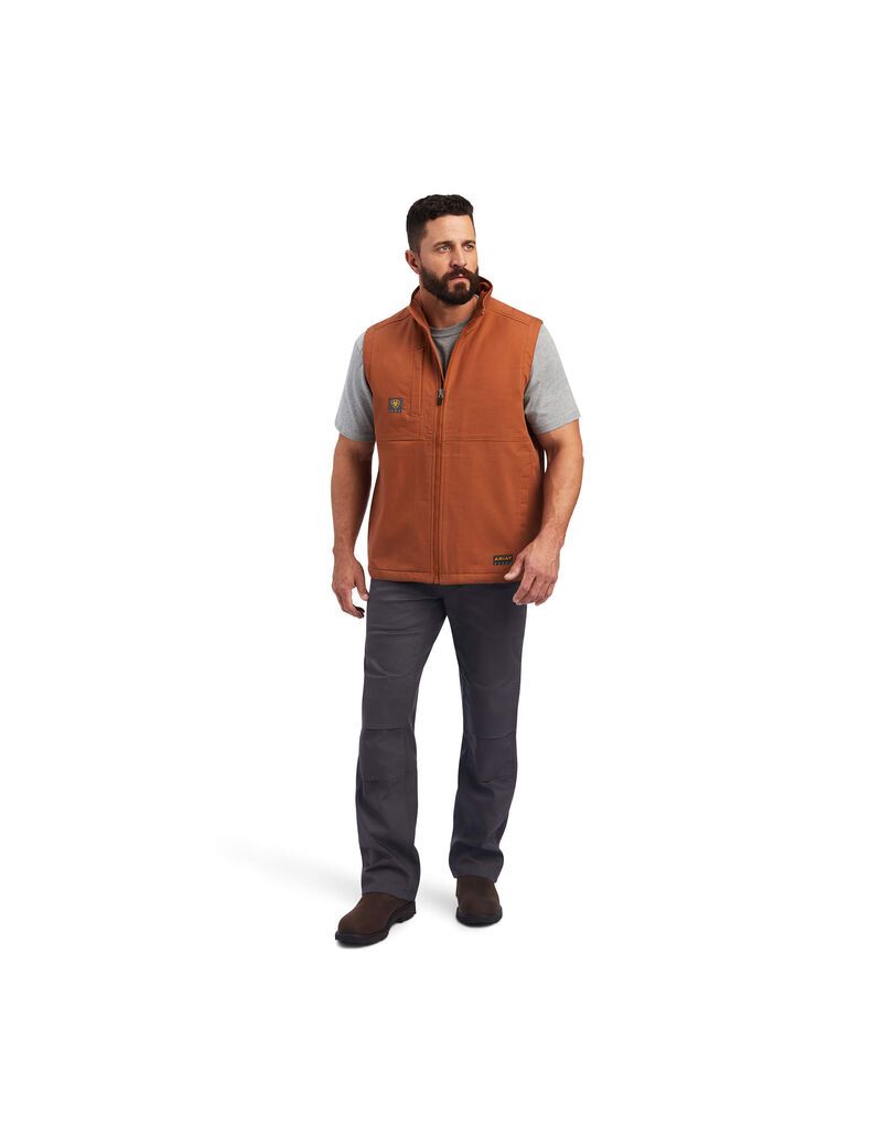 Gilet Ariat Rebar DuraCanvas Cuivre Homme | BXH-57428900