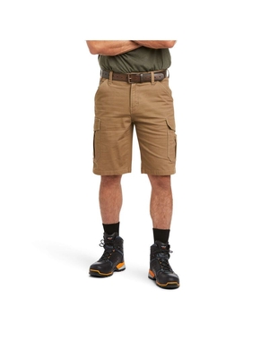 Shorts Ariat Rebar DuraStretch Made Tough Cargo Kaki Homme | GIT-38595780