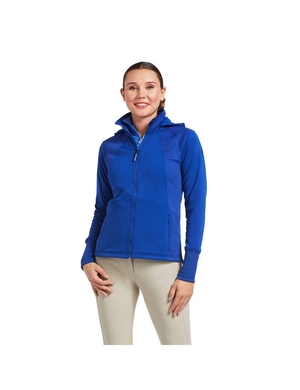 Sweats Ariat Wilde Full Zip Bleu Femme | FXG-89404630