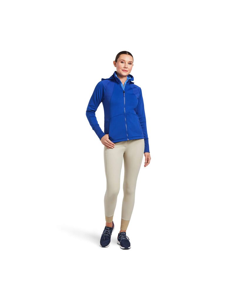 Sweats Ariat Wilde Full Zip Bleu Femme | FXG-89404630