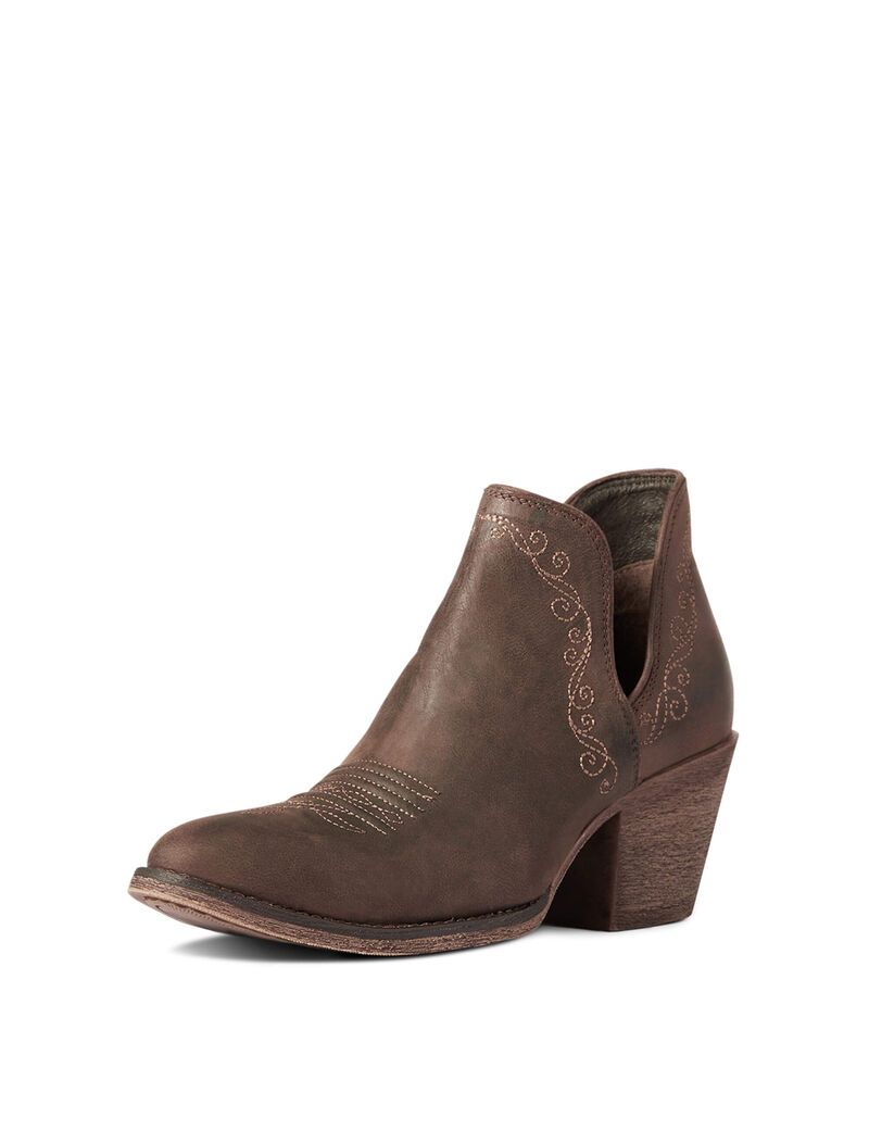 Bottines Ariat Encore R Embout Western Marron Femme | HPA-01073190