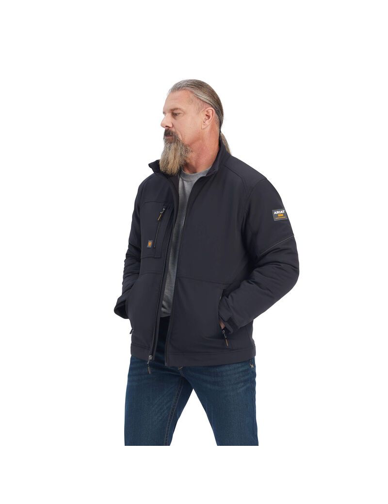 Vêtements De Travail Ariat Rebar Dri-Tek DuraStretch Insulated Jackets Noir Homme | EPE-84924539