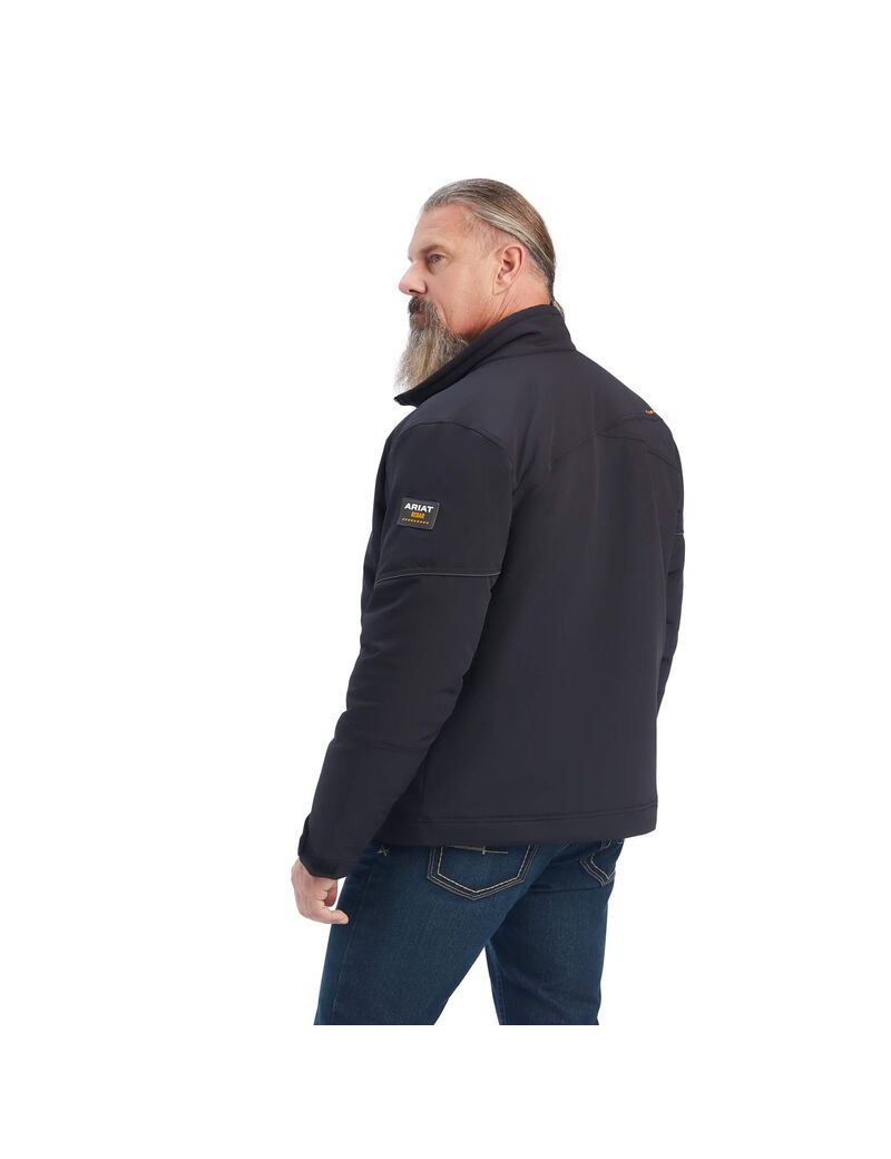 Vêtements De Travail Ariat Rebar Dri-Tek DuraStretch Insulated Jackets Noir Homme | EPE-84924539