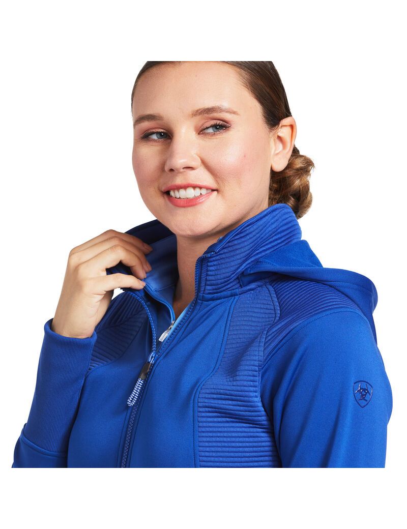 Sweats Ariat Wilde Full Zip Bleu Femme | FXG-89404630