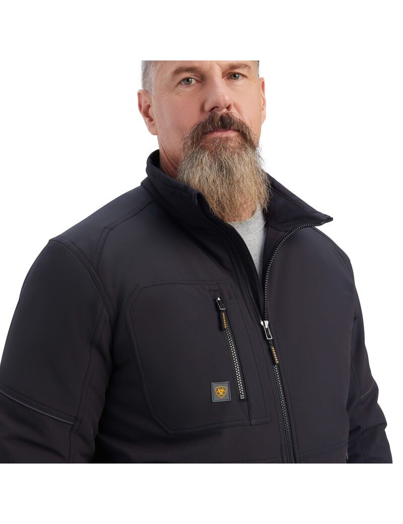 Vêtements De Travail Ariat Rebar Dri-Tek DuraStretch Insulated Jackets Noir Homme | EPE-84924539