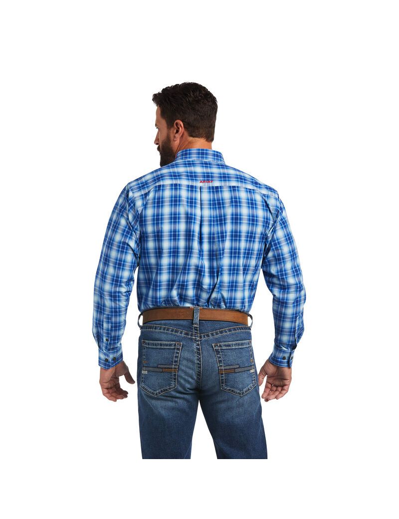 Chemises De Costume Ariat Pro Series Team Yves Classiche Fit Bleu Homme | SFI-65923484