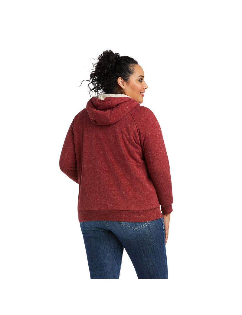 Sweat à Capuche Ariat REAL Sherpa Full Zip Multicolore Femme | SMQ-22305271