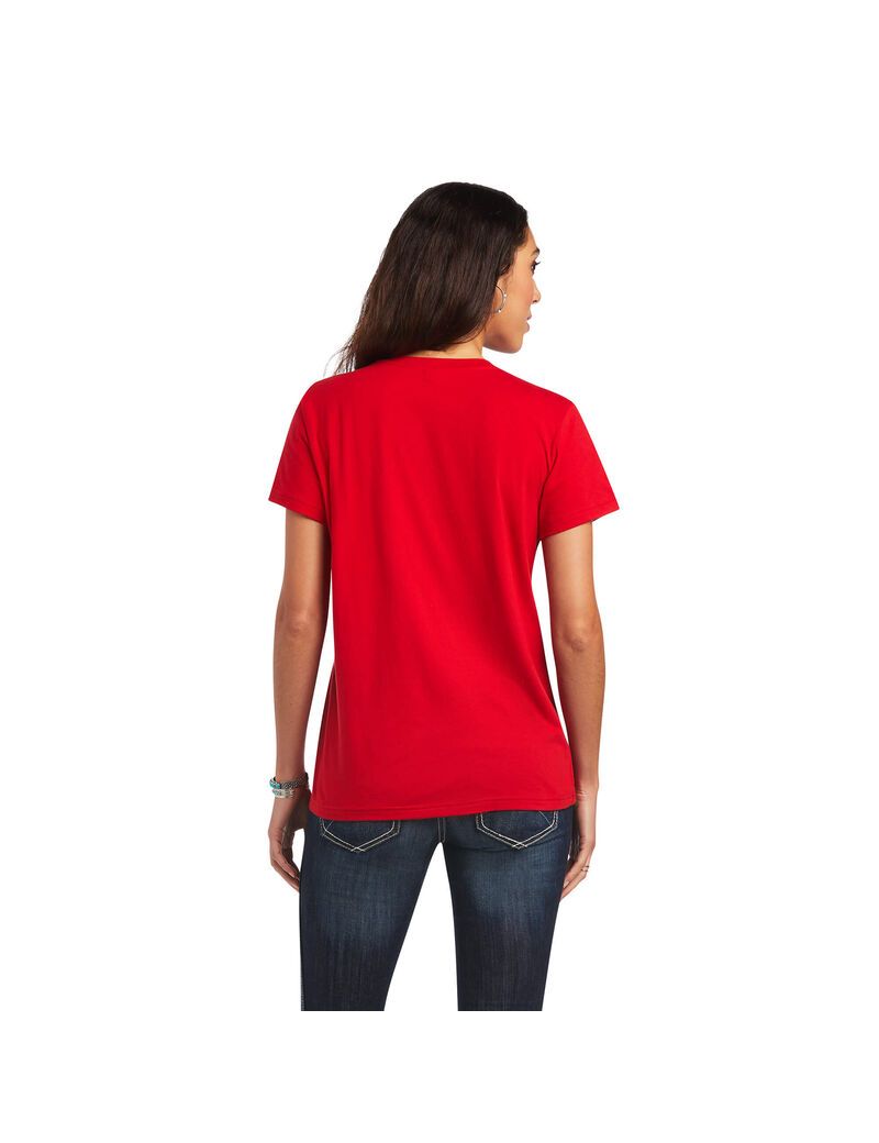 Hauts Ariat REAL Firebird Tee Multicolore Femme | OKE-54985118