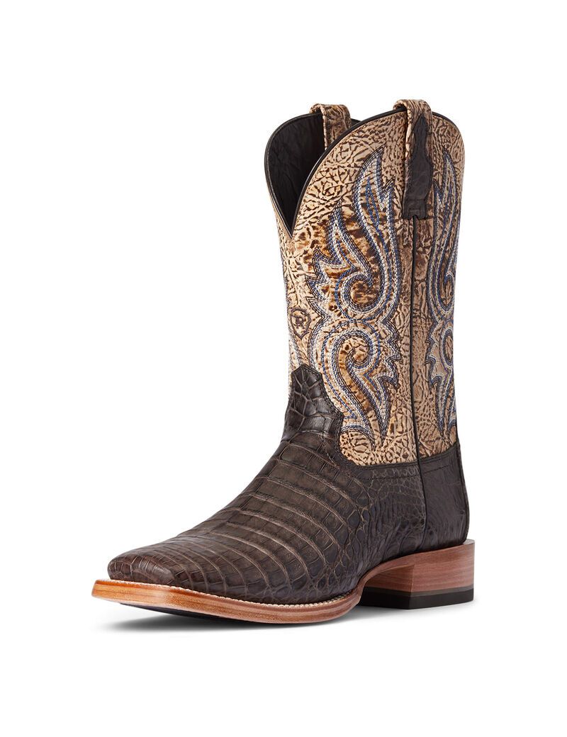 Bottes Western Ariat Relentless Denton Chocolat Homme | ORS-57518969