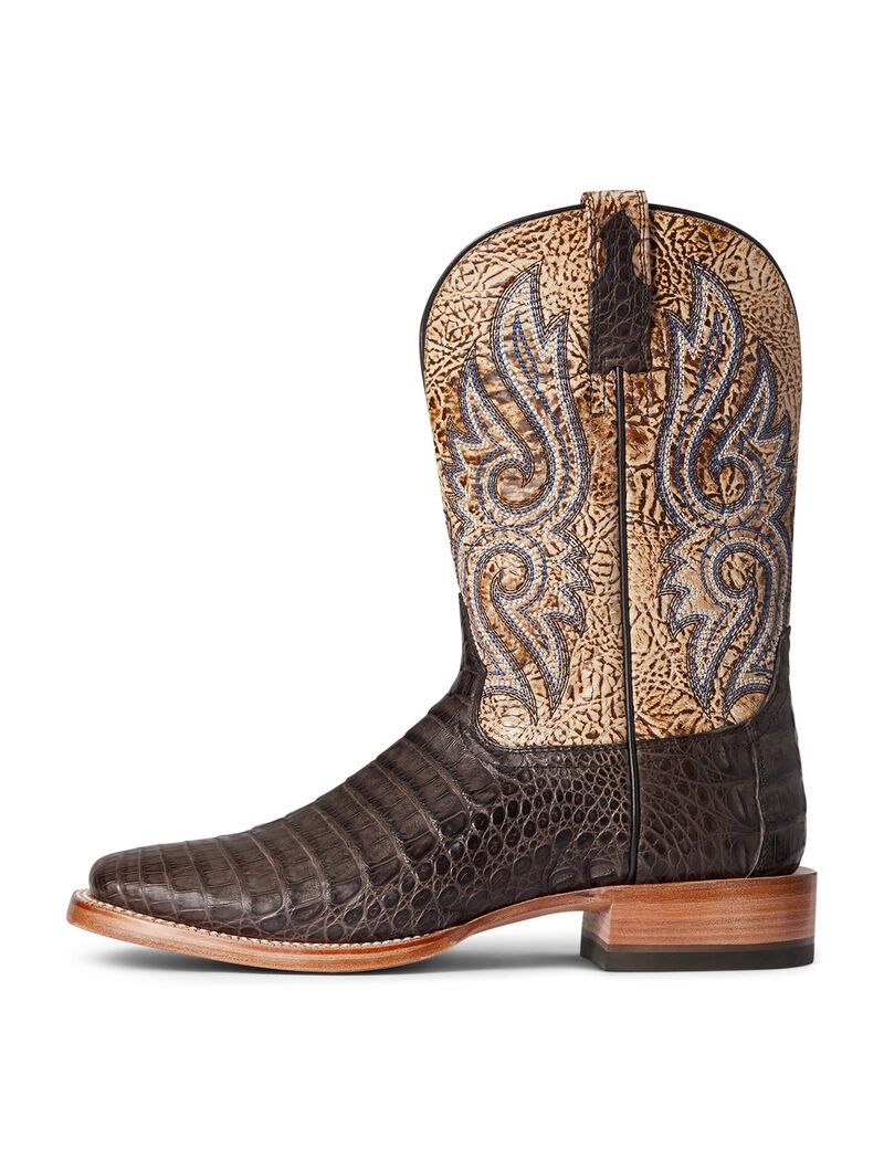 Bottes Western Ariat Relentless Denton Chocolat Homme | ORS-57518969