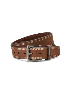 Ceintures Ariat Double Stitch Marron Homme | GRM-67610987