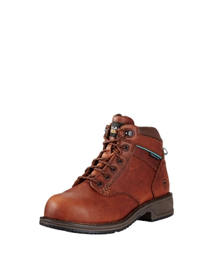 Bottes de Travail Ariat Décontractées Mid Dentelle SD Composite Embout Marron Femme | SLP-47294513