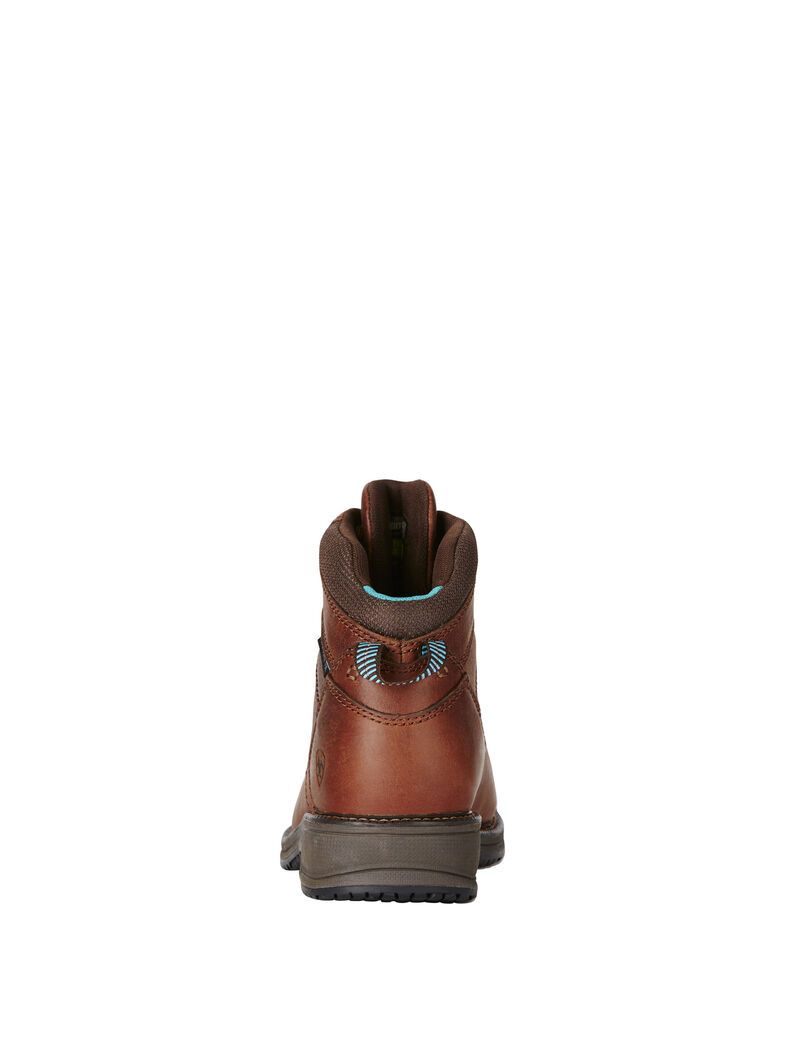 Bottes de Travail Ariat Décontractées Mid Dentelle SD Composite Embout Marron Femme | SLP-47294513