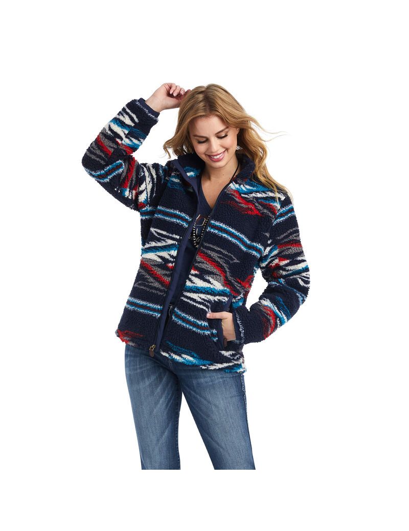 Vestes Ariat Fleece Chimayo Multicolore Femme | UQV-67014662