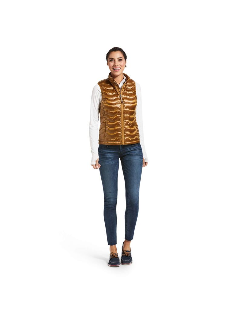 Gilet Ariat Ideal 3.0 Down Marron Femme | EUU-76139002