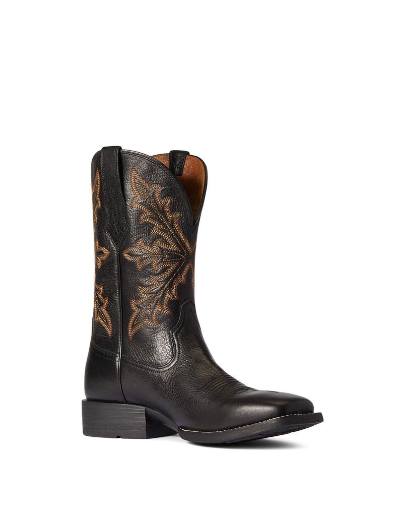 Bottes Western Ariat Qualifier Bleu Homme | GSH-10722670