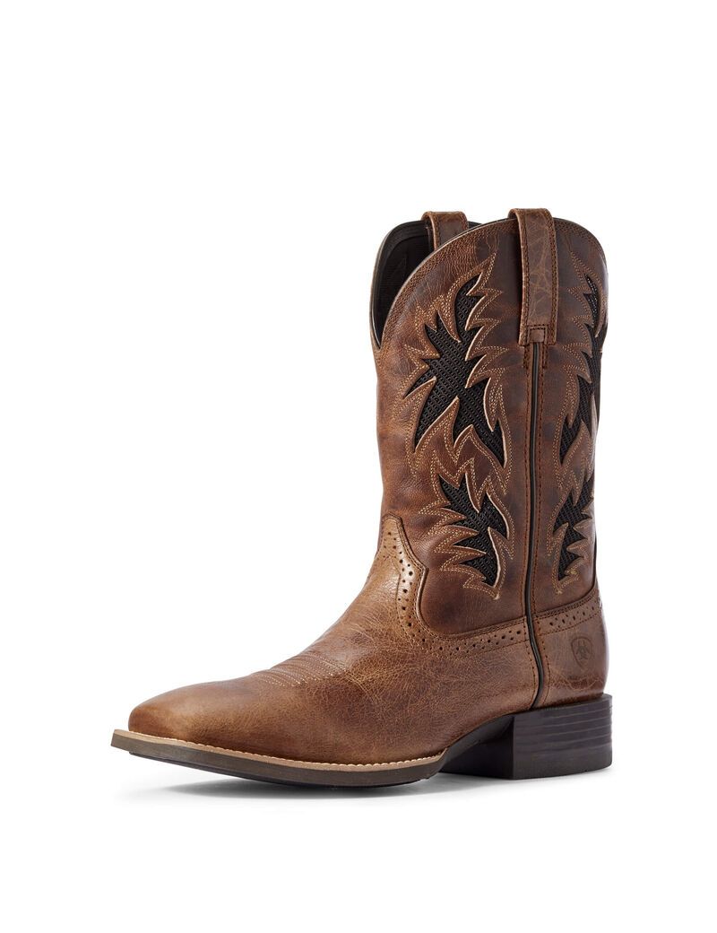 Bottes Western Ariat Sport Cool Venttek Marron Foncé Homme | HGG-90698156