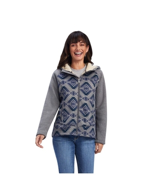 Chandails Ariat REAL McCall Full Zip Grise Femme | OBR-87449462