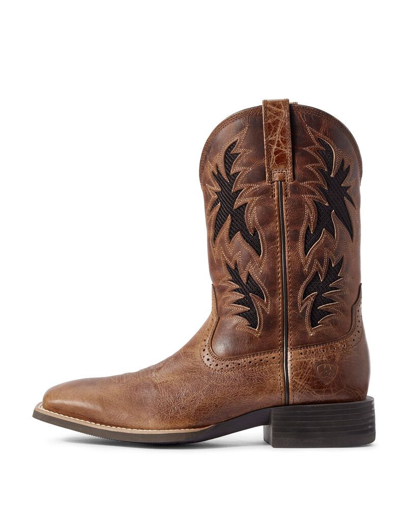 Bottes Western Ariat Sport Cool Venttek Marron Foncé Homme | HGG-90698156