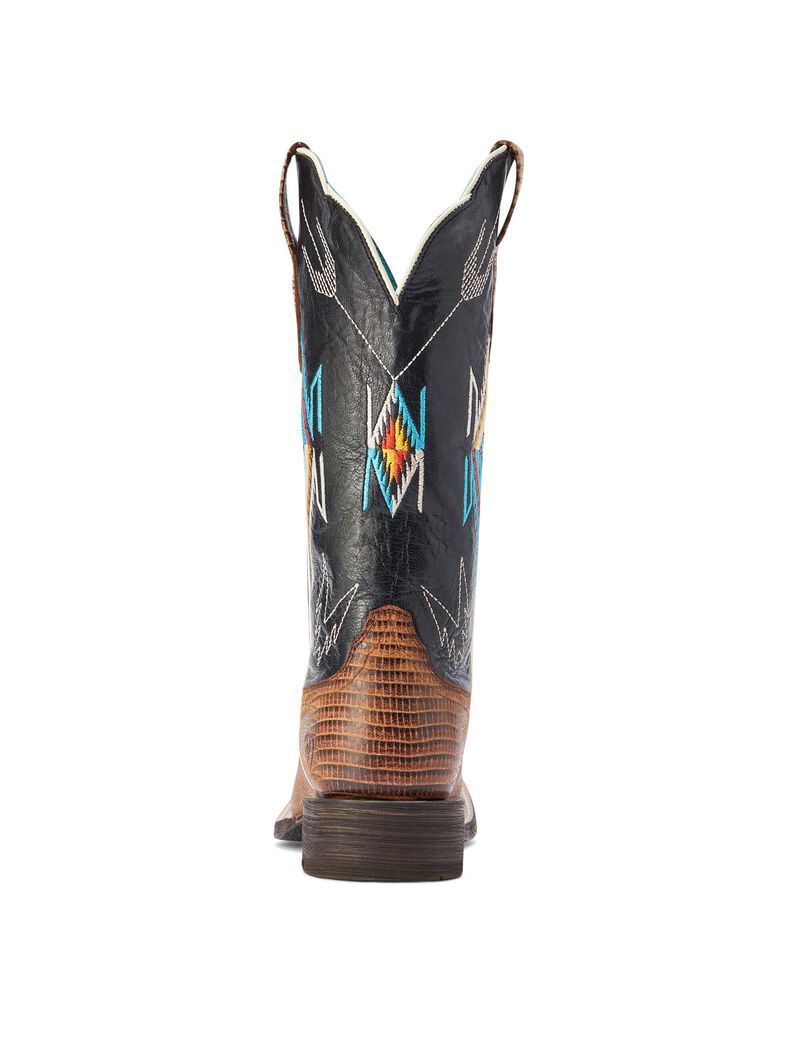 Bottes Western Ariat Frontier Chimayo Marron Femme | XMB-88137642