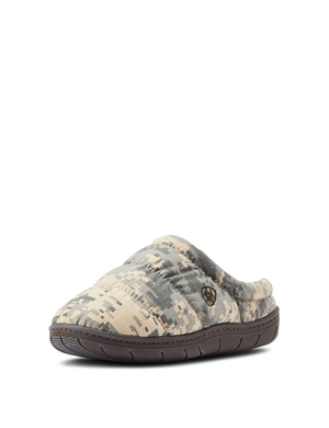 Chaussons Ariat Crius Clog Vert Olive Camouflage Enfant | JZY-99680018