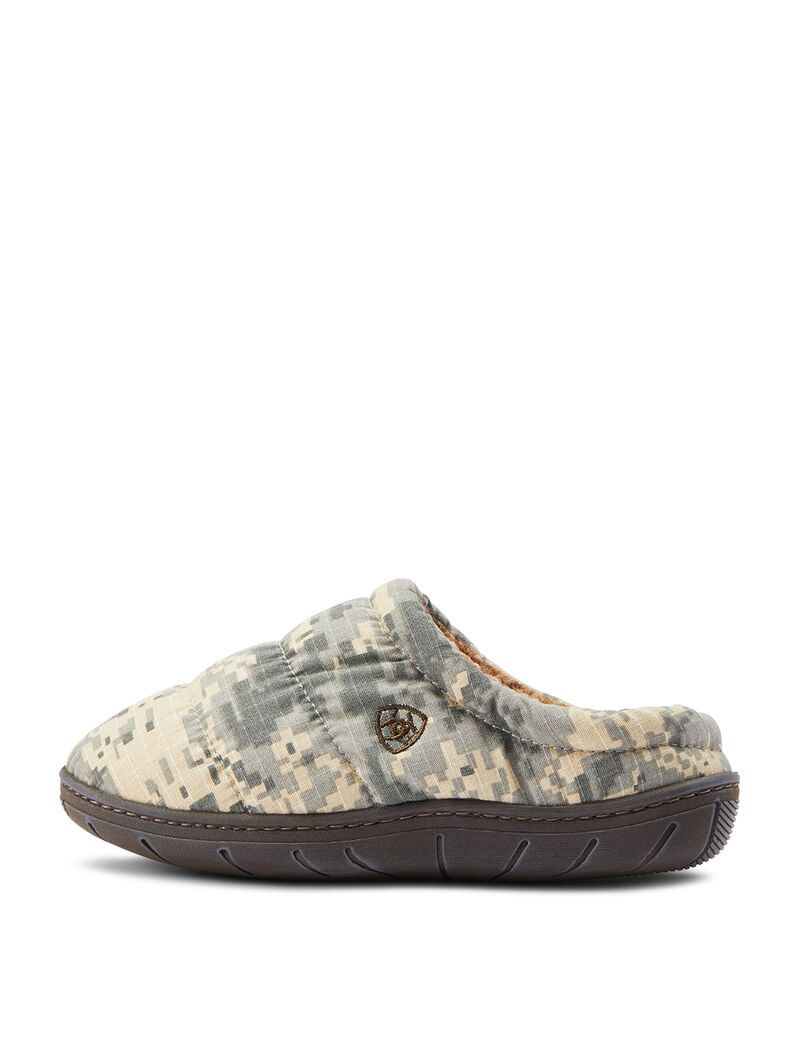 Chaussons Ariat Crius Clog Vert Olive Camouflage Enfant | JZY-99680018