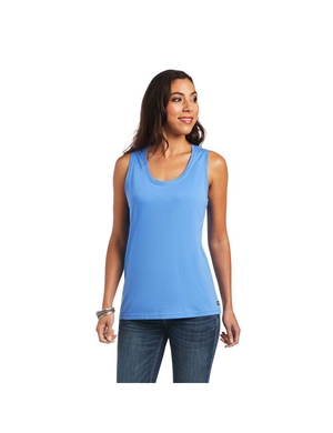 Hauts Ariat Element Tank Bleu Femme | FDZ-19873469