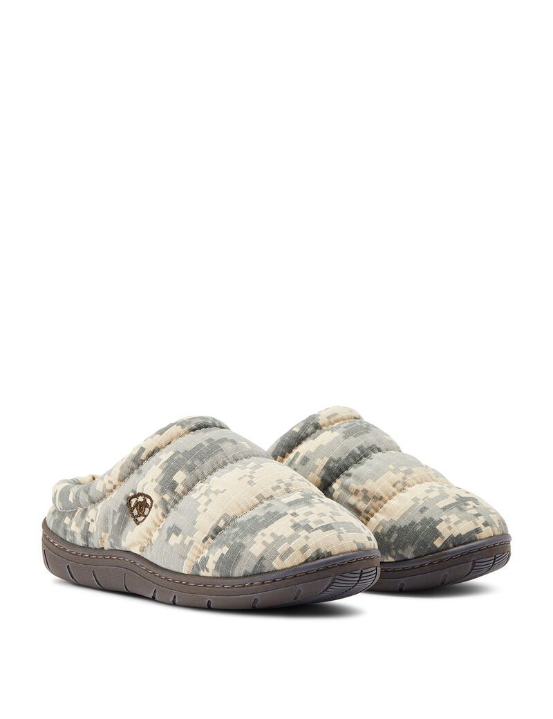 Chaussons Ariat Crius Clog Vert Olive Camouflage Enfant | JZY-99680018